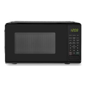 0.7 Cu ft Countertop Microwave Oven, 700 Watts, Black