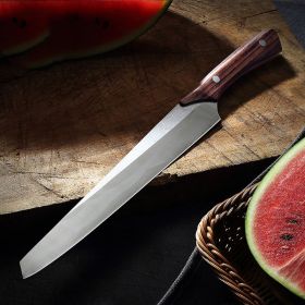 Kitchen Large Watermelon Cutting Knife (Color: White)