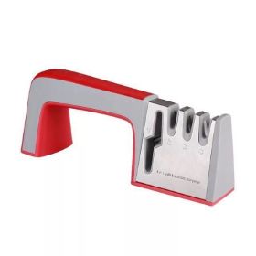 Fast knife sharpener (Color: Red)