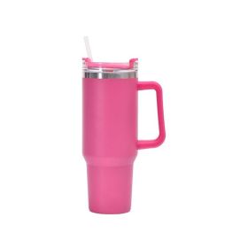 1200ml Stainless Steel Mug Coffee Cup Thermal Travel Car Auto Mugs Thermos 40 Oz Tumbler with Handle Straw Cup Drinkware New In (capacity: 1200ml, Color: U)