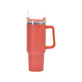 1200ml Stainless Steel Mug Coffee Cup Thermal Travel Car Auto Mugs Thermos 40 Oz Tumbler with Handle Straw Cup Drinkware New In (capacity: 1200ml, Color: W)