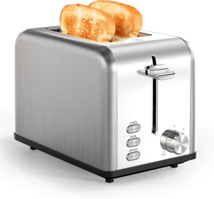 W1134P237561  2 chip Toaster 1.5-inch super wide slot 6 Browning settings and 3 features (thaw / reheat / cancel) SUS304 Ultra wide slot and removable (W1134P237561: W1134P237562)