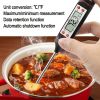 1pc Kitchen Meat Thermometer With Probe, Digital LCD Display For Food Baking, BBQ