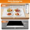 Silicone Electric Roll Up Heating Tray Food Warmers Mat Portable Hot Plates to Keep Food Warm