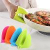 2pcs Anti-Inflammatory Covering Tethered Hand Without Hand Heating Pad Microwave Silicone Kitchen Anti-Inflammatory Gloves